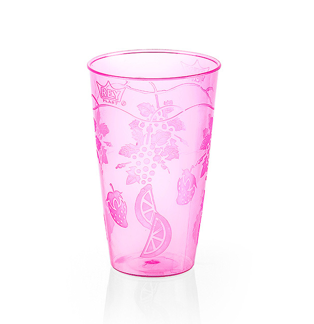 Vaso Tropical Pqte X Unid Plasticos Rey